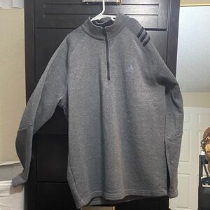 Adidas Charcoal Quarter-Zip Sweatshirt